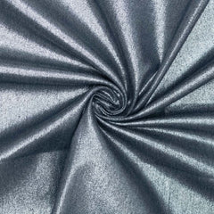 Gabardine Twill stretch - foil blauwe print  - € 17 /m