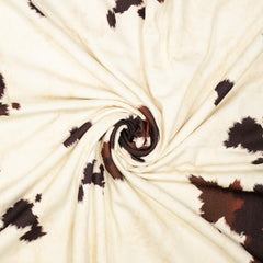 Gabardine Twill -Koeienvlaai print  - € 18 /m