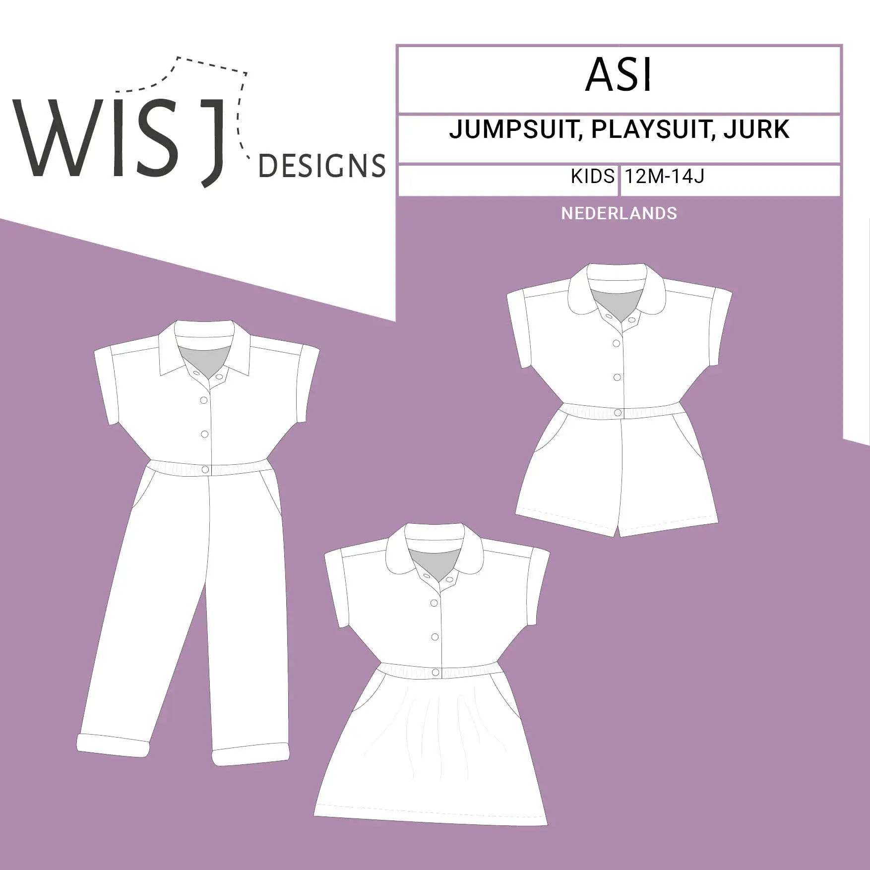 WISJ - Asi  Playsuit - jumpsuit, Jurk - € 14