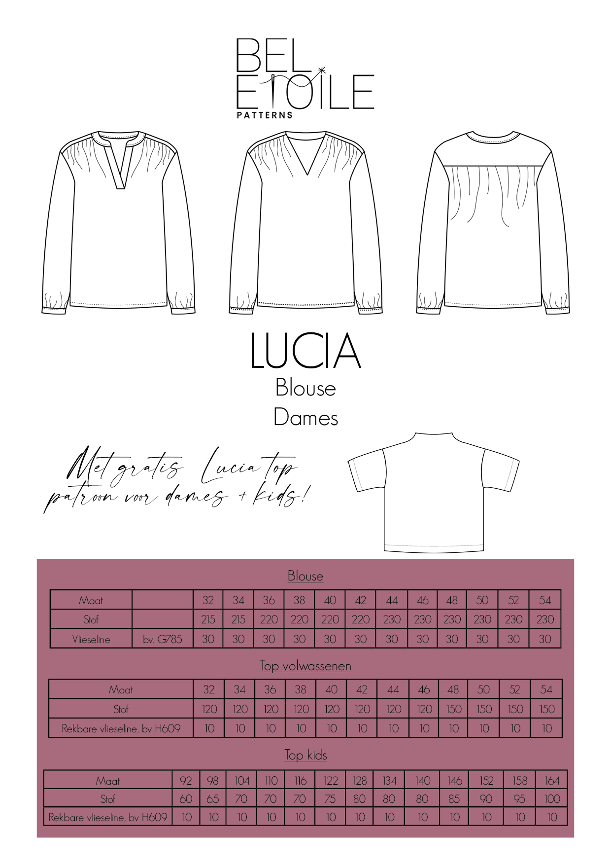 Bel'Etoile - Lucia blouse en top - Dames  -  € 16