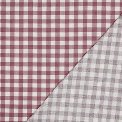 Flanel - Ruit - bordeaux-  € 17/m