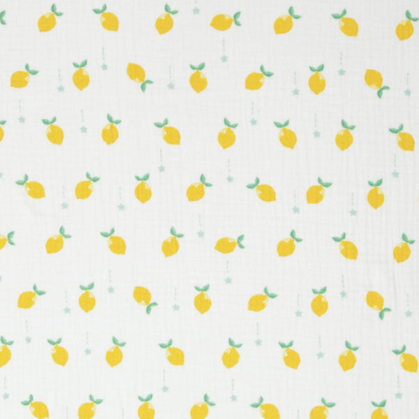 Double Gauze - citroenen-  € 15/m