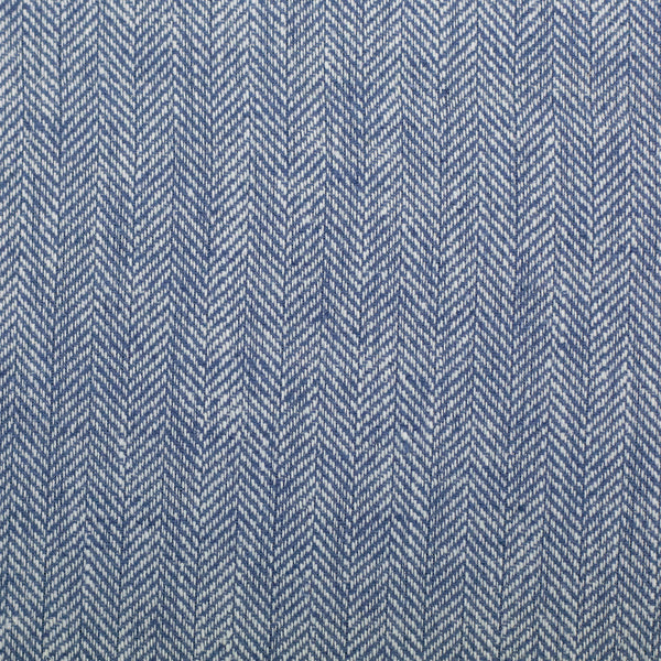 Linnen Katoen - Blauw visgraat - € 17