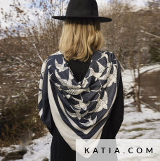 katia - Sjaal paneel - Flying dreams - € 28 per paneel