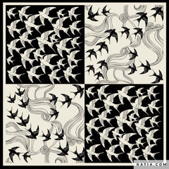 katia - Sjaal paneel - Flying dreams - € 28 per paneel