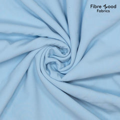 FM - Effen crepe - licht blauw - € 20/m