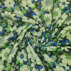 Woven - Dig flower print -  € 18/m