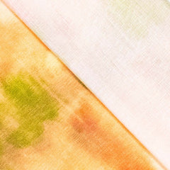 Viscose  -Tie dye look oranje -  17 € /m