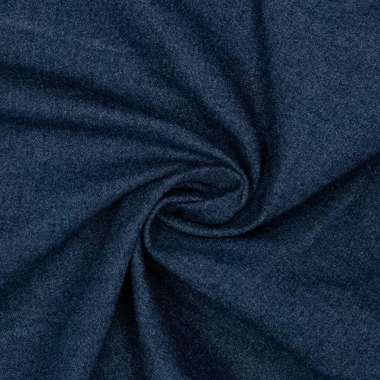 FM - Twill stretch - Recycled Denim - Blauw- € 16,5/m