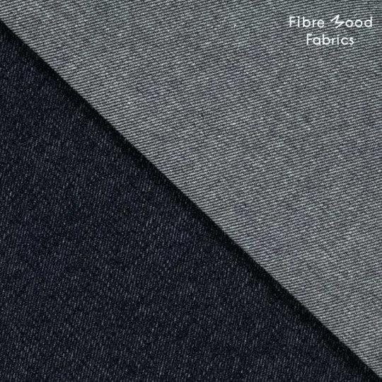 FM - Twill- Recycled Denim - Blauw- € 16,5/m