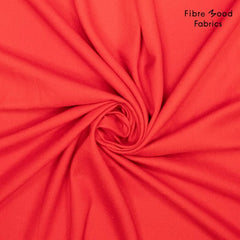 FM - Twill viscose- linnen - katoen- rood-  € 17/m