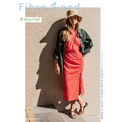FM - Warp crinkle - rood  - € 15/m