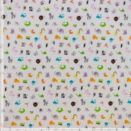 Jersey- alfabet en dieren  - € 21 /m