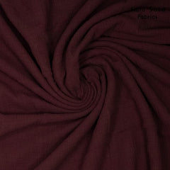FM Double Gauze - donker bordeaux  € 12/m