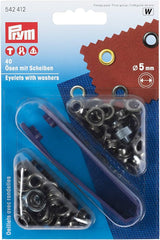 Prym - ringen met schijven 5 mm - brass - € 9,3