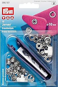 Prym - Jersey drukknopen - Zilver-  10mm- € 8,2