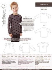 Minikrea - Basis t shirt - 0-10 Jaar-  € 12