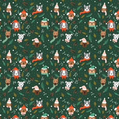 Kerst dieren met gouden takjes € 25/m