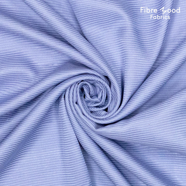 FM - Viscose Stripe- uni  Licht Blauw  - € 22,5 /m