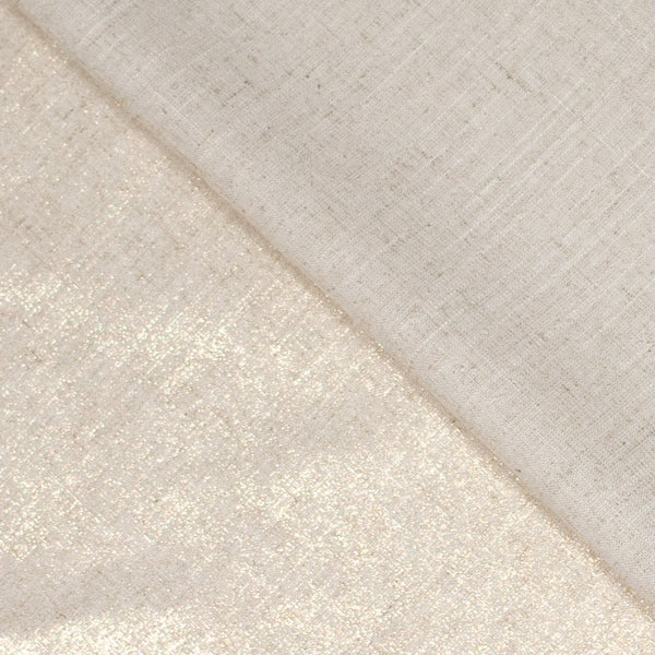 FM - Viscose Linnen - goud foil  € 17/m