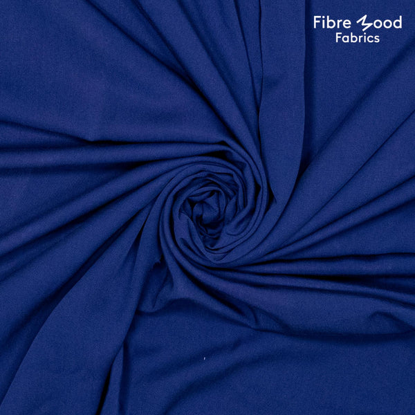 FM - Viscose tencel -  uni blauw- € 18,5 /m