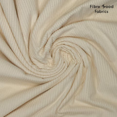 FM - Corduroy washed high low - melkwit € 22,5/m