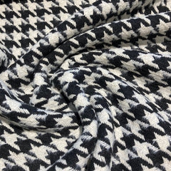 Pied de poule - zwart op wit -  € 31/m