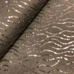 breisel- zwart met pailletten-  € 35/m