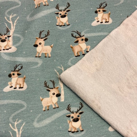 French Terry - Happy deer  - € 28/m