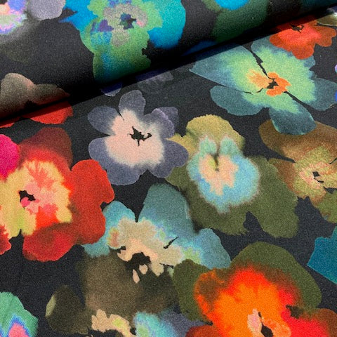 Viscose- Bloemen-  € 30/m