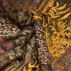 Mesh- geborduurde bloemen- 32€ /m