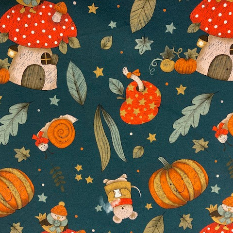 French Terry-  Apple woods -  € 24/m