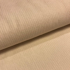 Gebreid  - ribfluweel  ecru- € 27/m