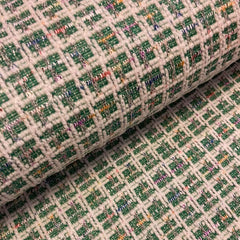 Jacquard -  ruit groen € 37/m