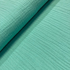 Double Gauze - Muntgroen - € 16/m