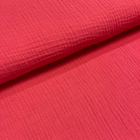 Double Gauze - Fushia- € 16/m