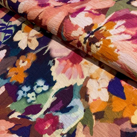 Crinkle -  herfst bloemen-  € 32/m