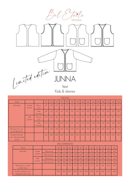 Bel'Etoile - Junna Vest - kids en Dames -  € 16