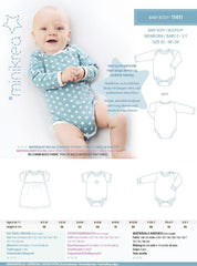 Minikrea - Babybody- mt 0 - 3 Jaar -  € 12