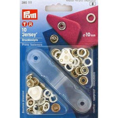 Prym - Jersey drukknopen - Wit - 10mm- € 8,2