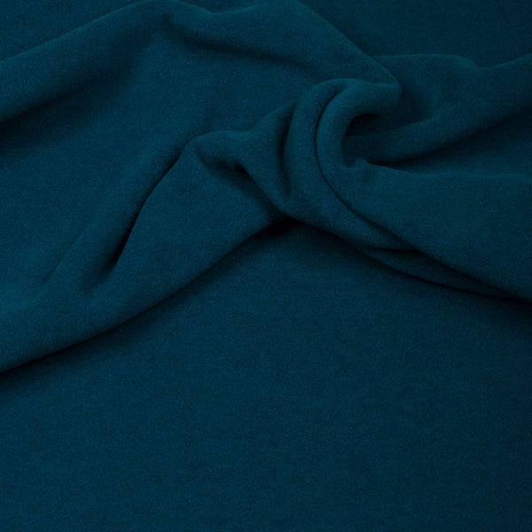 Fleece - effen - petroleumblauw - € 22,5€/m