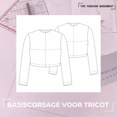 The Fashion Basement - basis corsage voor tricot  -