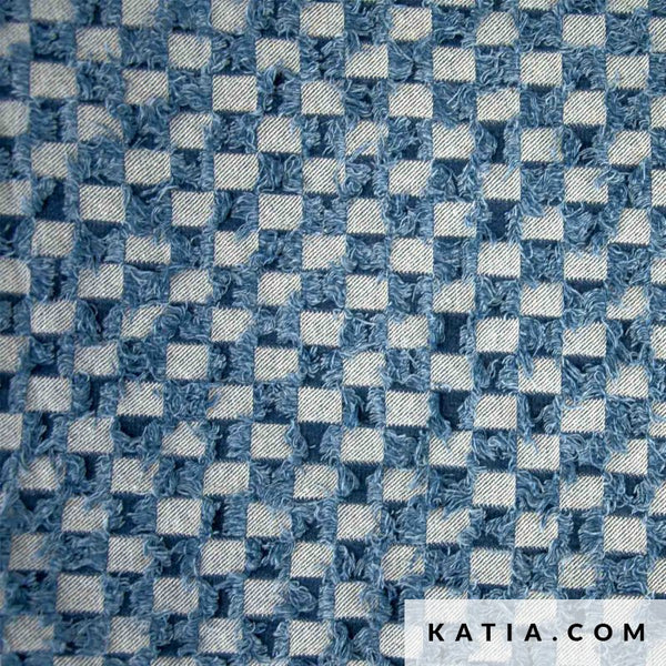katia - Denim Ruit- blauw - € 15/m