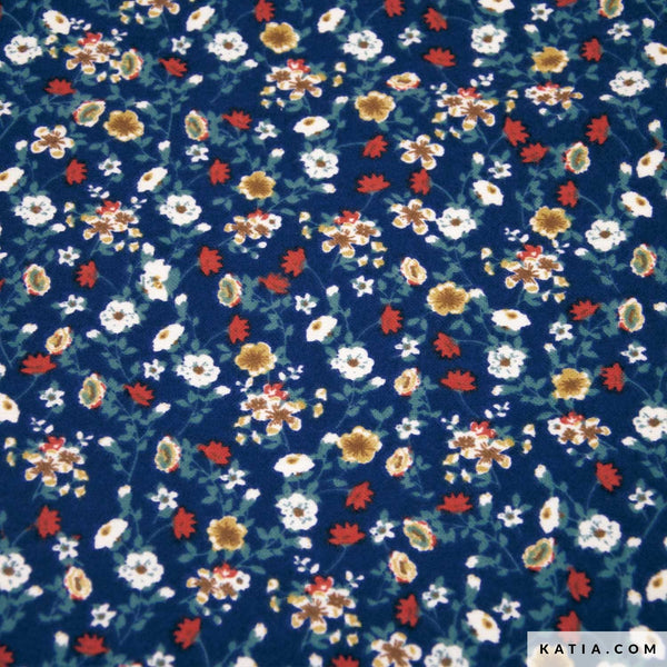 Flannel- bloemen print - € 15/m