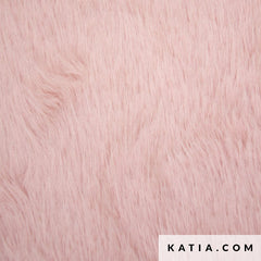 katia - Langharige Pels  Roze - € 27/m
